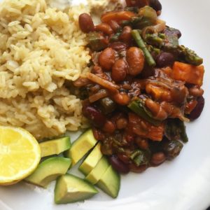 Quick Dinner 2: Vegan burrito stew