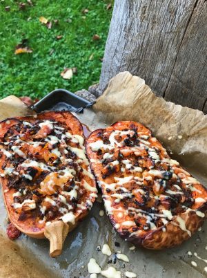 Roasted Stuffed Butternut Squash (Christmas Collection)