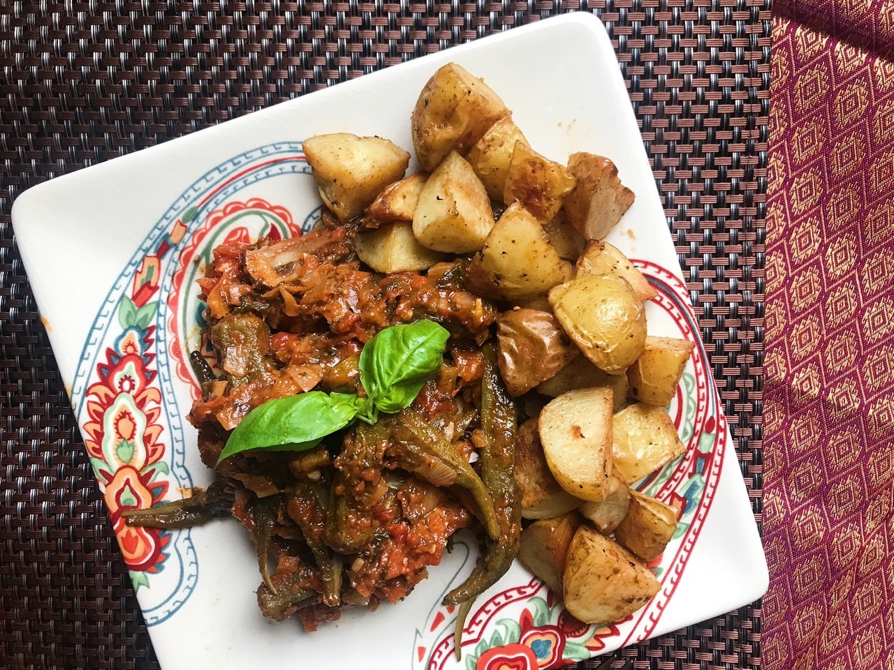 Greek Okra Stew (Bamia) (Ve)